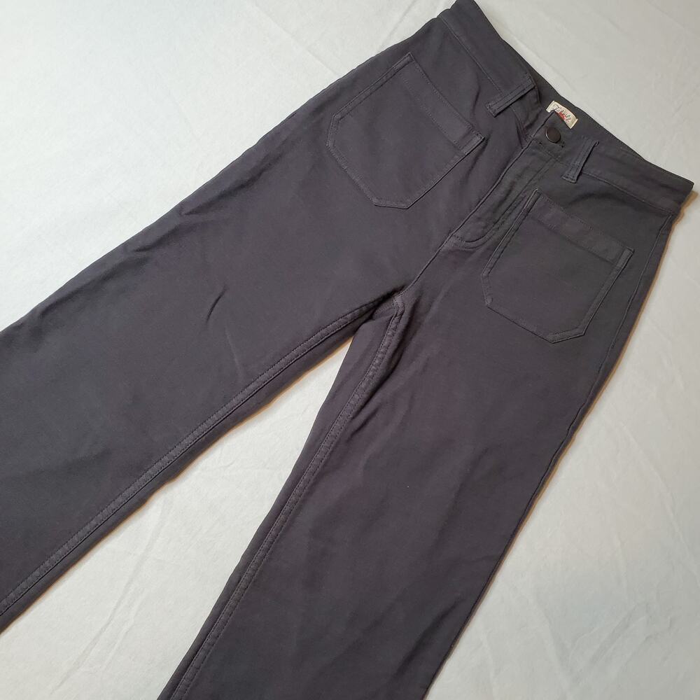Faherty Dark Gray Wide Leg Pants